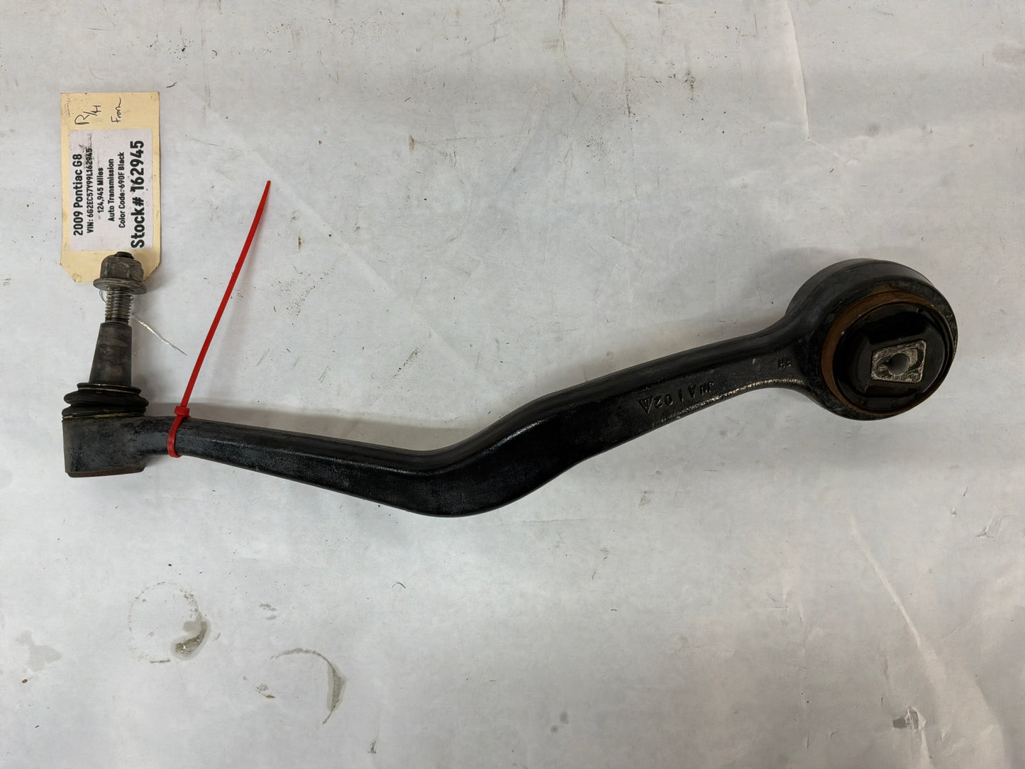 2009 Pontiac G8 GT RH Passenger Front Suspension Lower Control Arm OEM
