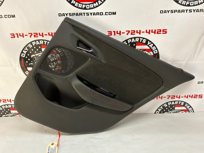 2017 Chevy SS Sedan RH Passenger Rear Interior Door Panel Trim OEM
