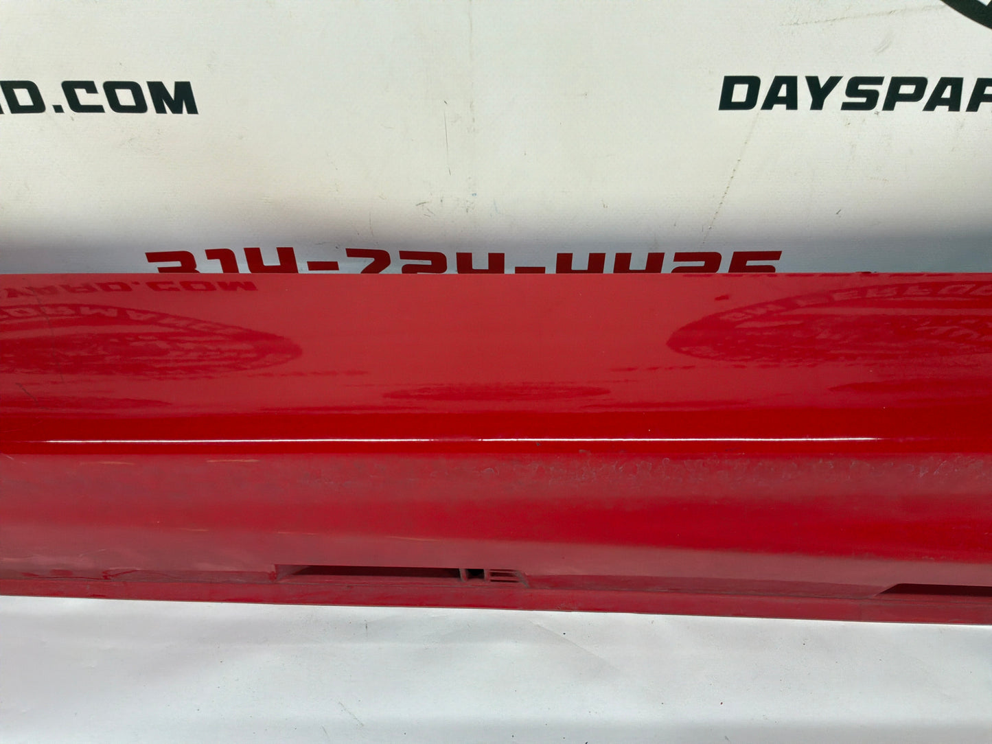 2008 Pontiac G8 GT LH Driver Rocker Molding Side Skirt Panel Trim Red OEM