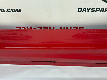 2008 Pontiac G8 GT LH Driver Rocker Molding Side Skirt Panel Trim Red OEM
