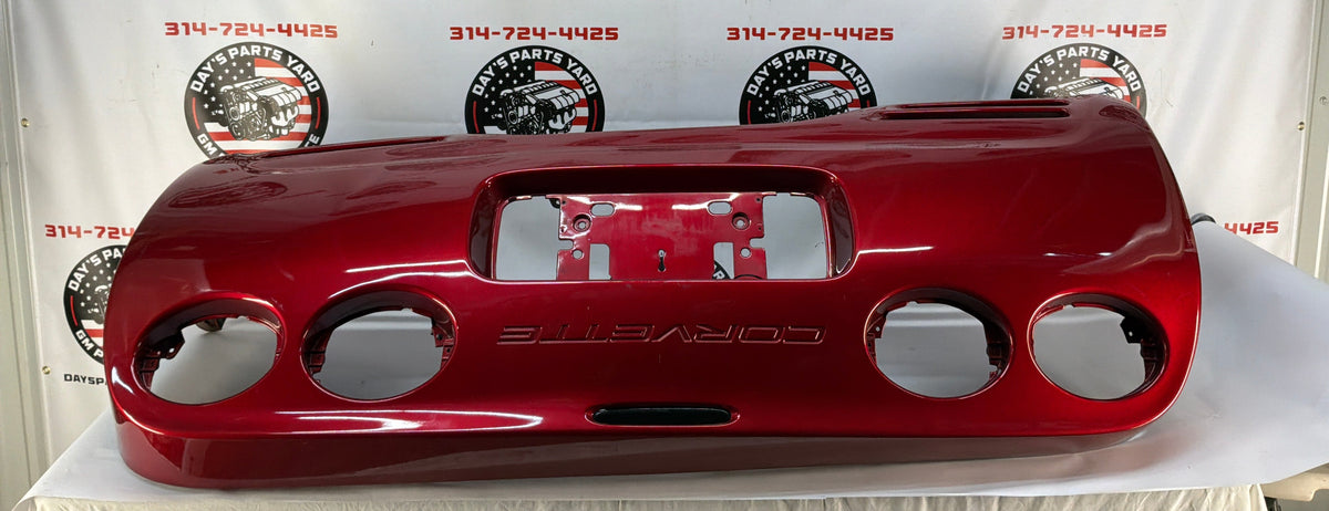 2002 Chevy C5 Corvette Rear Bumper Cover Red OEM