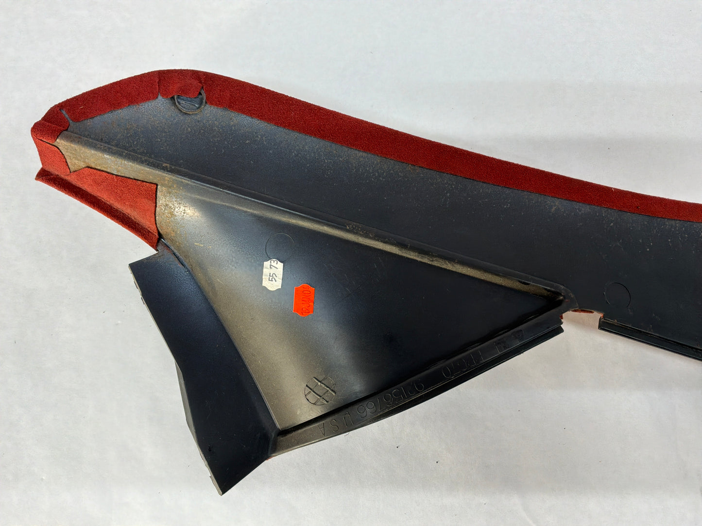 2004 Pontiac GTO RH & LH Console Interior Red Suede Trim Panels OEM