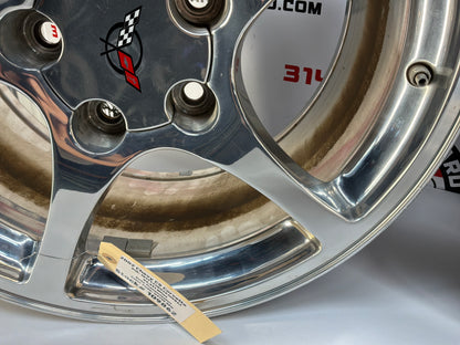 2002 Chevy C5 Corvette 17x8.5 18x9.5 Factory OEM Wheels Rims
