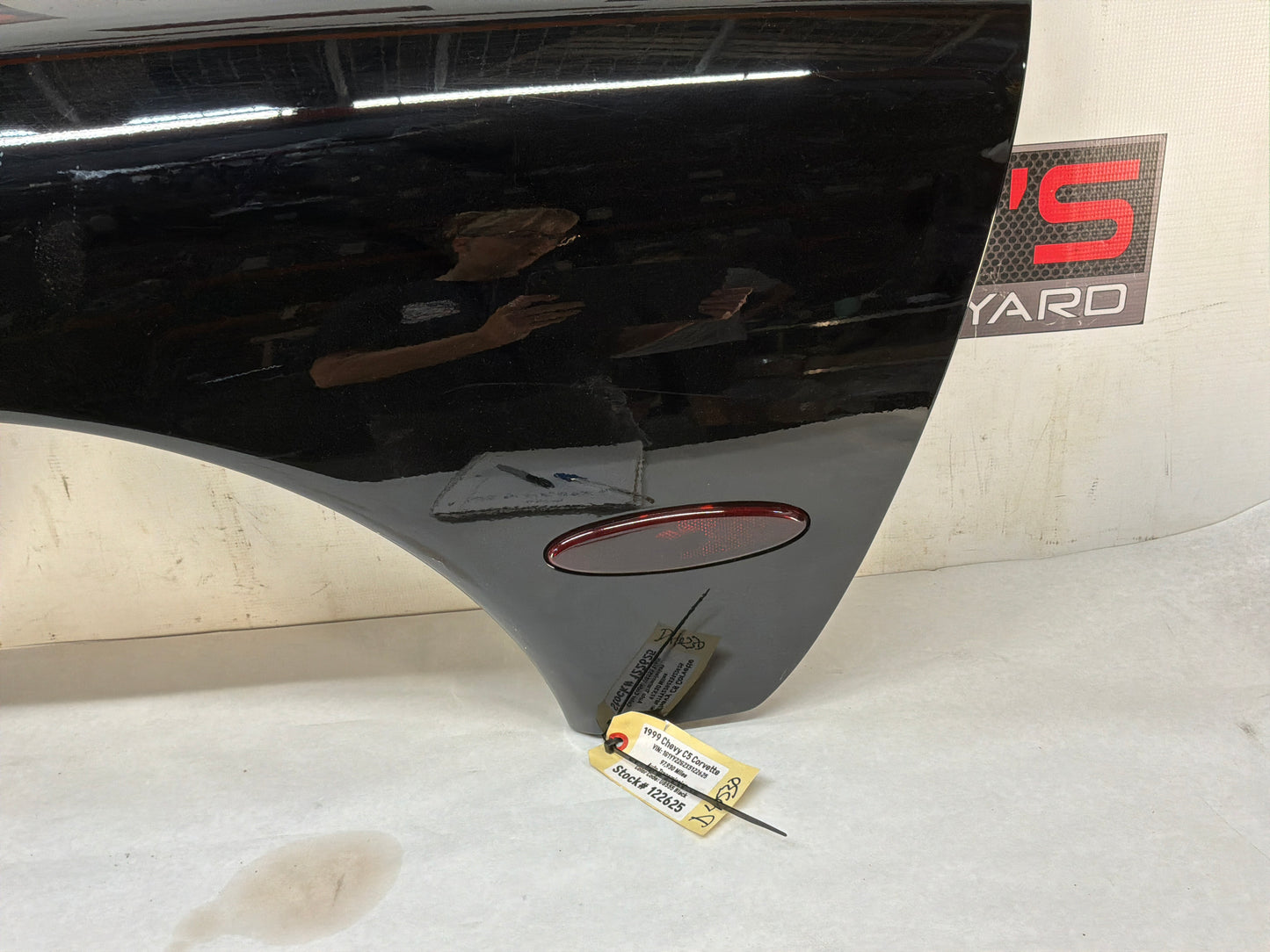 1999 Chevy C5 Corvette LH Driver Rear Fender Quarter Black Hatchback OEM
