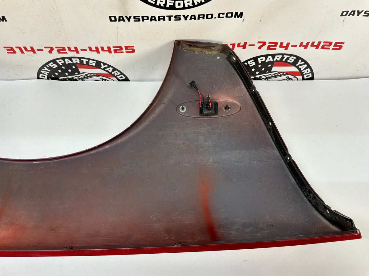 2002 Chevy C5 Corvette LH Driver Rear Quarter Fender Panel Red OEM