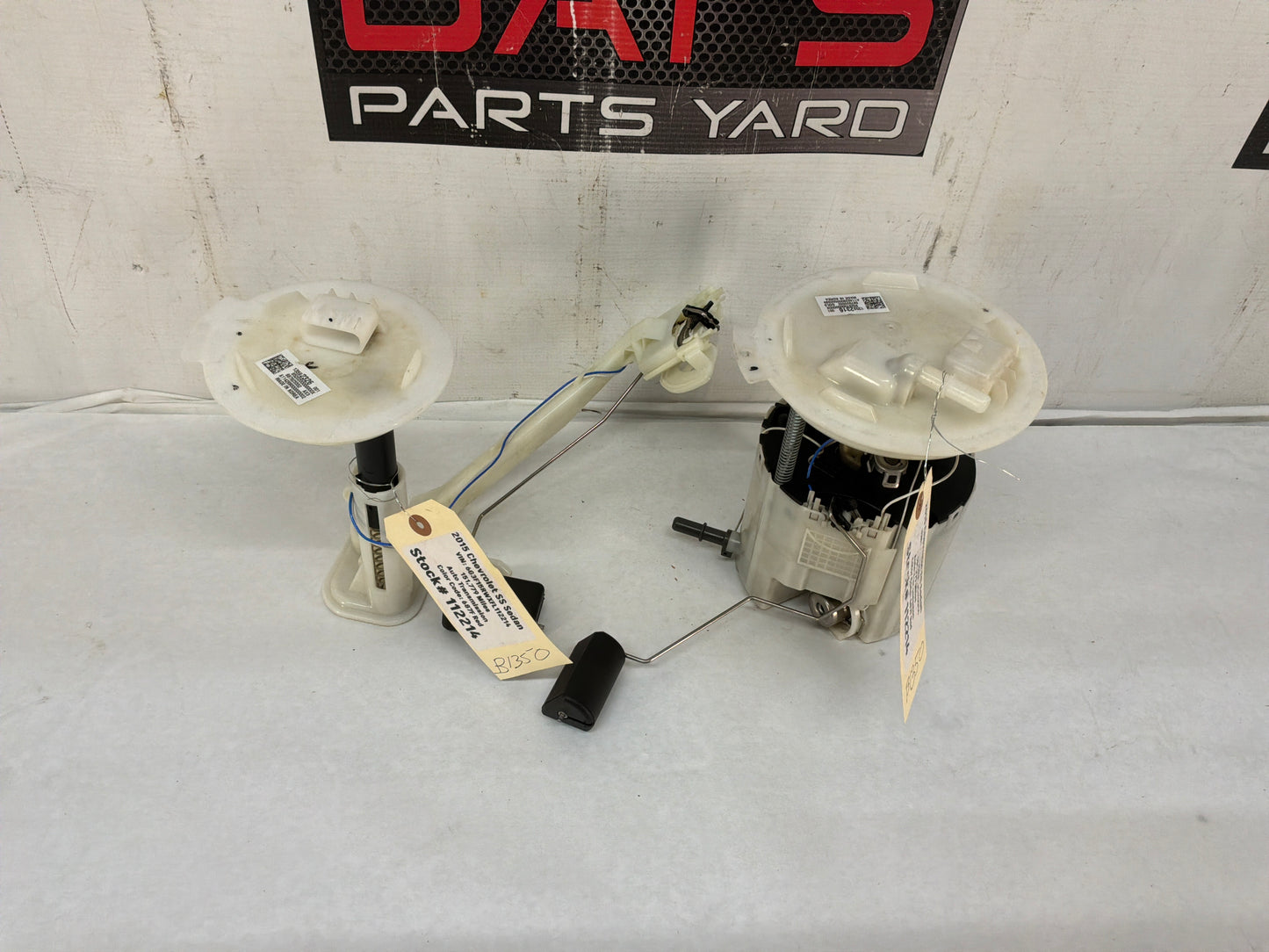 2017 Chevy SS Sedan Fuel Pump & Lever Sending Unit Assembly OEM