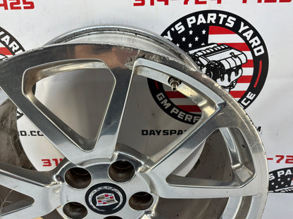 2009 Cadillac CTS-V Sedan Rear Factory OEM Polished Wheel Rim 19x9.5