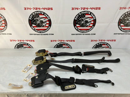 2002 Pontiac Trans Am WS6 Front & Rear Seat Belt Seatbelt Buckle Retractors OEM