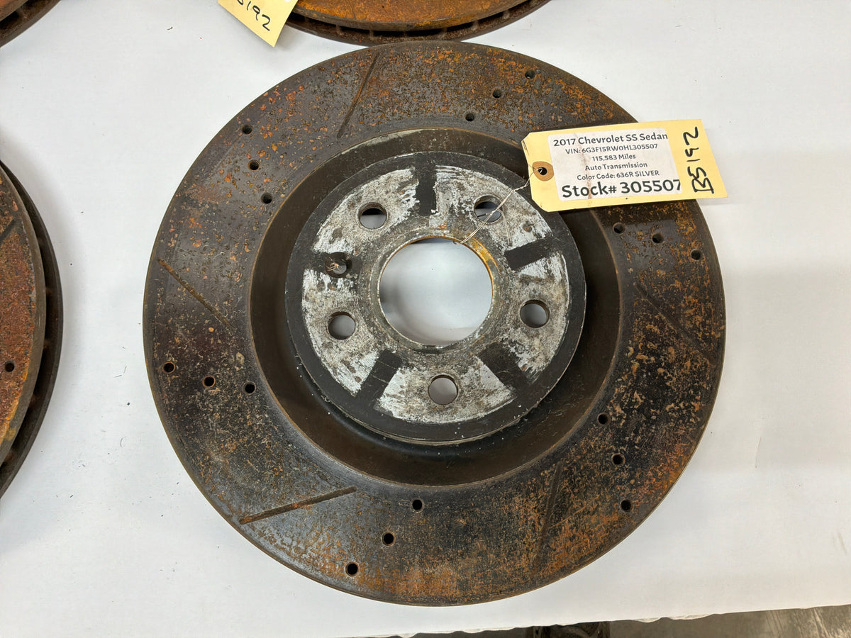 2017 Chevy SS Sedan Front and Rear Rotors OEM