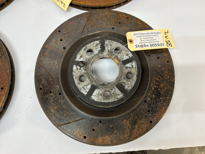 2017 Chevy SS Sedan Front and Rear Rotors OEM