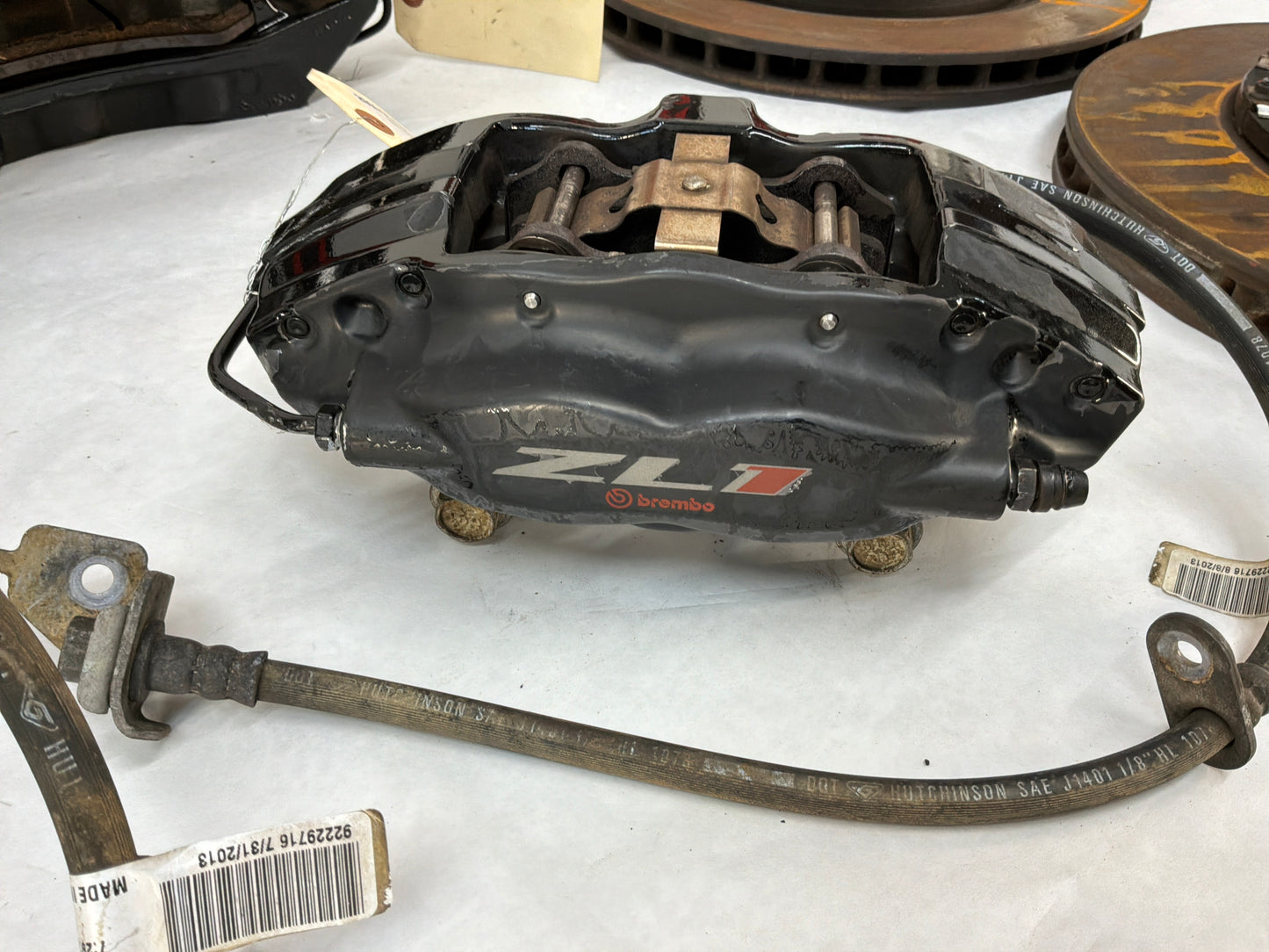 2014 Chevy Camaro ZL1 Brembo Brake Calipers & Rotors Front & Rear OEM