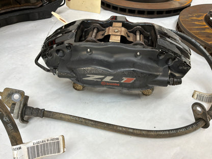 2014 Chevy Camaro ZL1 Brembo Brake Calipers & Rotors Front & Rear OEM