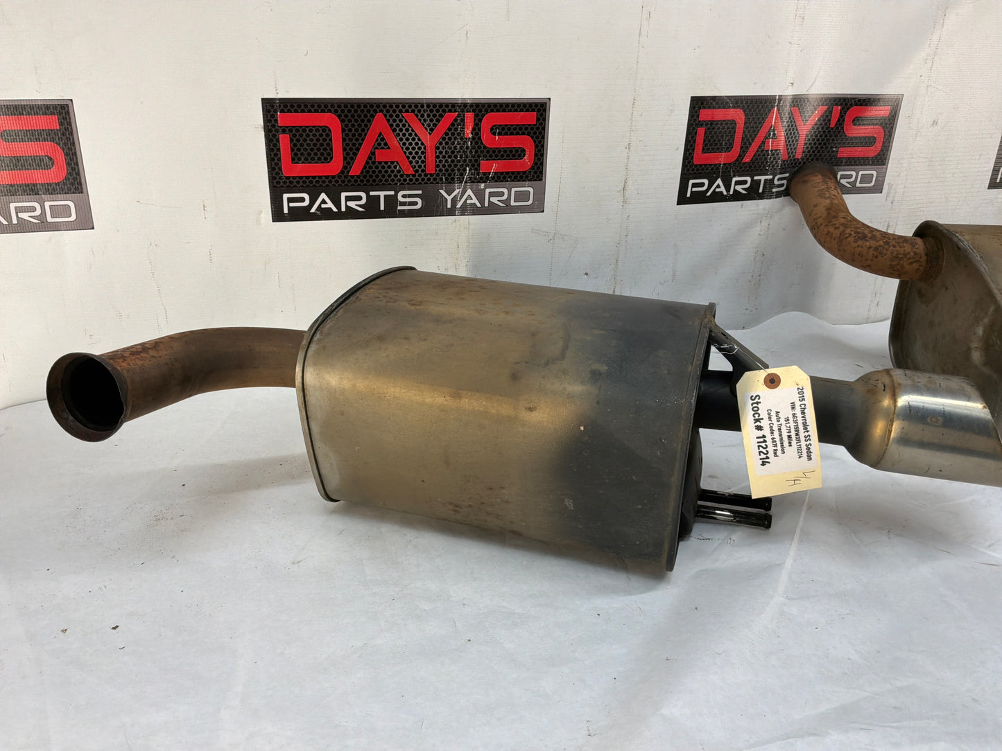 2015 Chevy SS Sedan Factory OEM Bi Mode RH & LH Exhaust Mufflers OEM