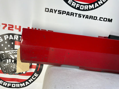 2013 Chevy Camaro 1LE LH Driver Rocker Molding Side Skirt Panel Red OEM