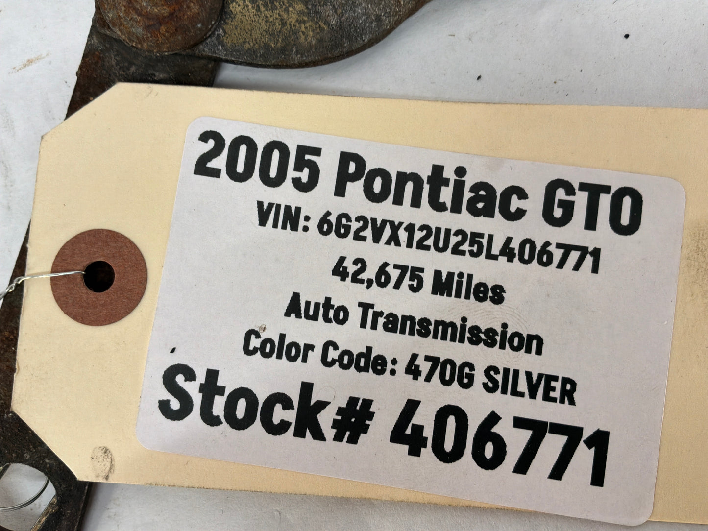 2005 Pontiac GTO Valve Stem Covers