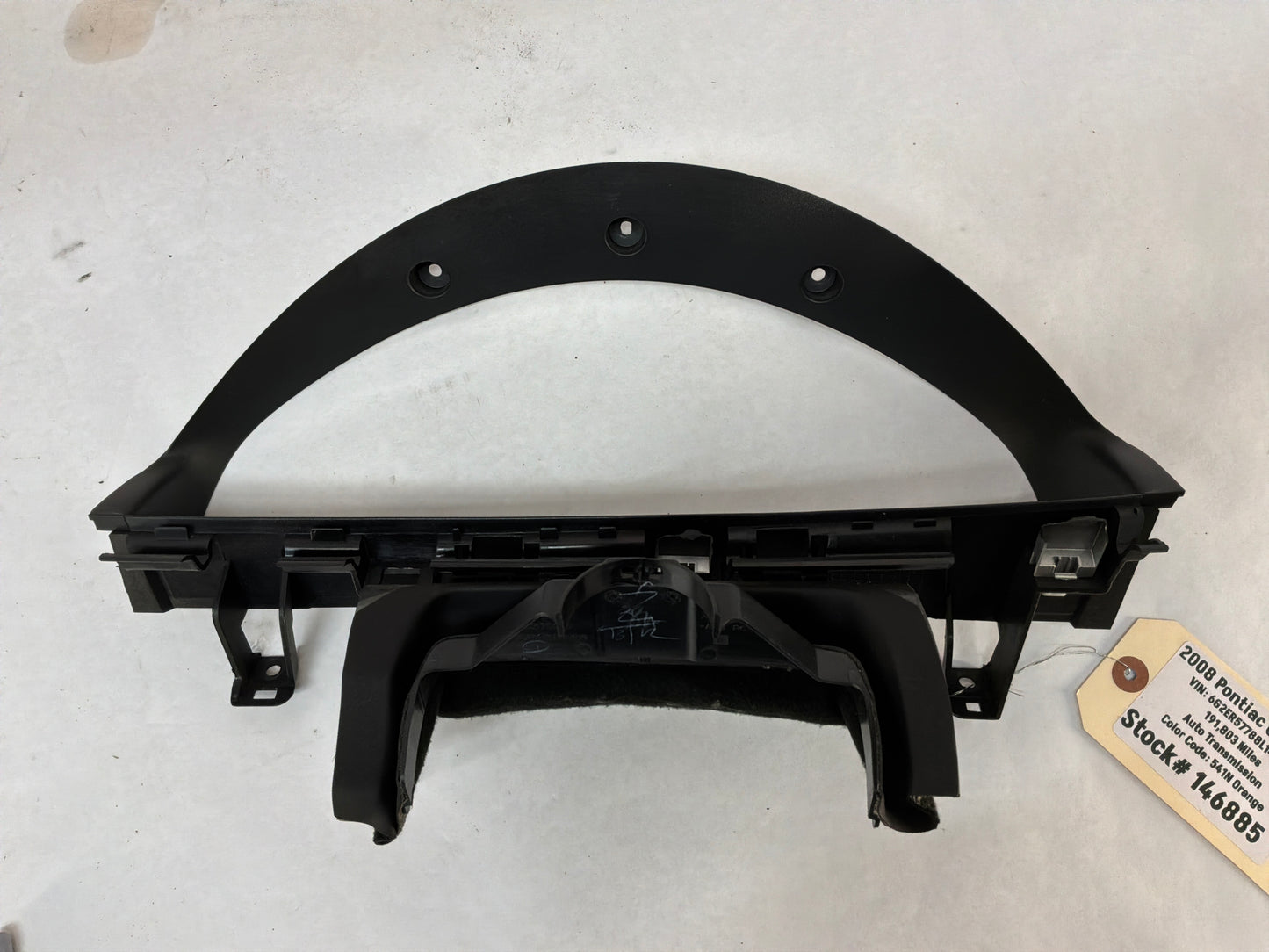2008 Pontiac G8 Base Speedometer Gauge Cluster Bezel Trim Panel Plate OEM