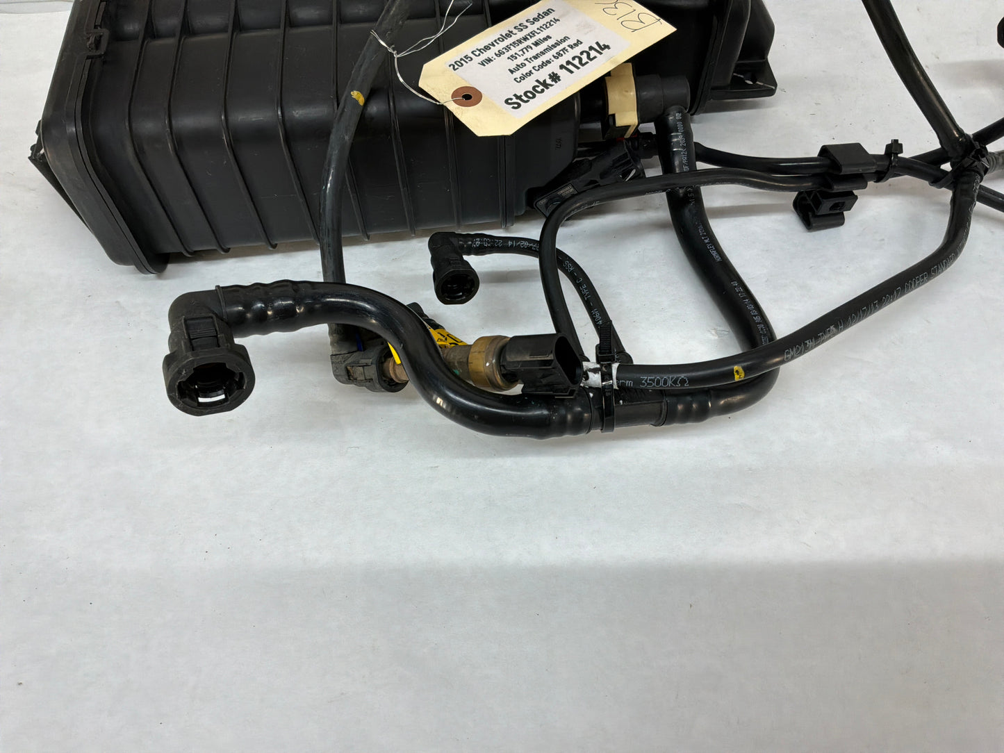 2015 Chevy SS Sedan Fuel Tank EVAP Vapor Charcoal Canister w/ Lines Hoses Tubes OEM