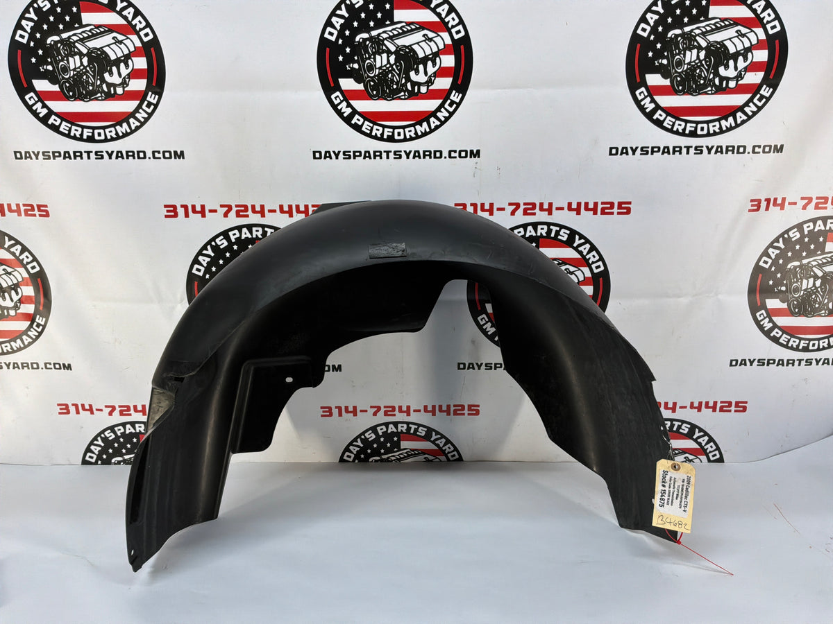 2009 Cadillac CTS-V RH Passenger Rear Fender Wheel House Well Liner OEM