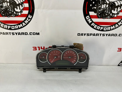 2004 Pontiac GTO Red Instrument Gauge Cluster Speedometer OEM