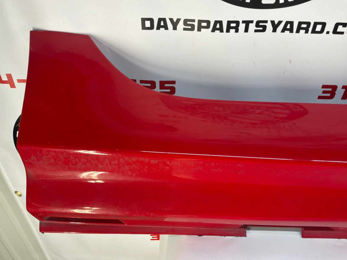 2008 Pontiac G8 GT RH Passenger Rocker Molding Side Skirt Panel Trim Red OEM