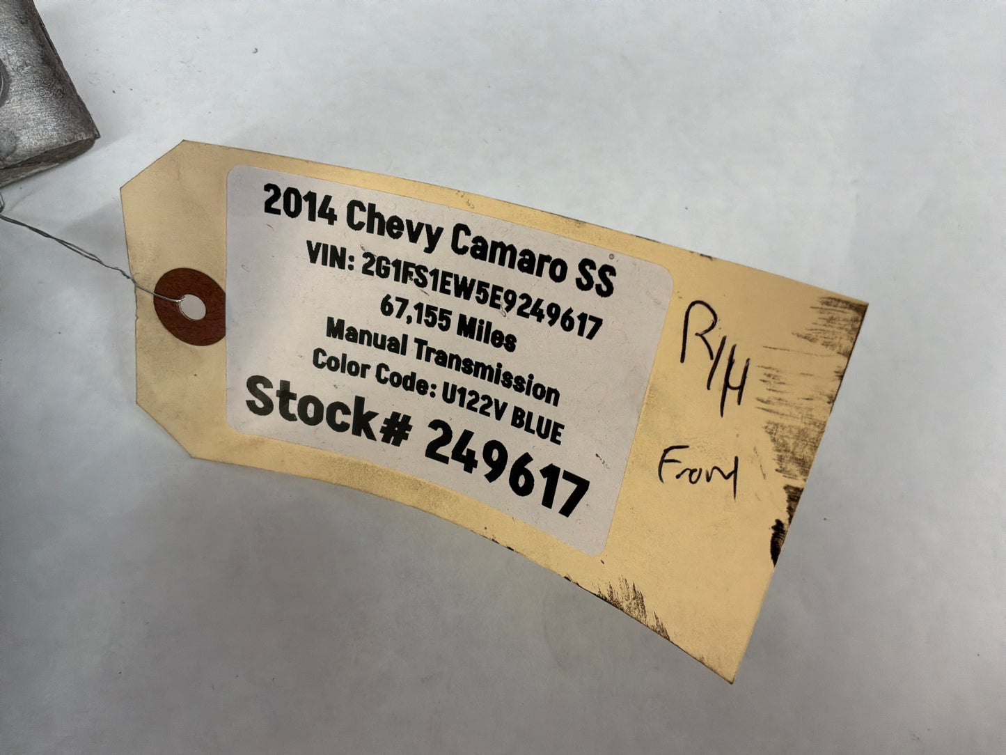 2014 Chevy Camaro SS RH Passenger Front Suspension Spindle Knuckle Hub Assembly OEM