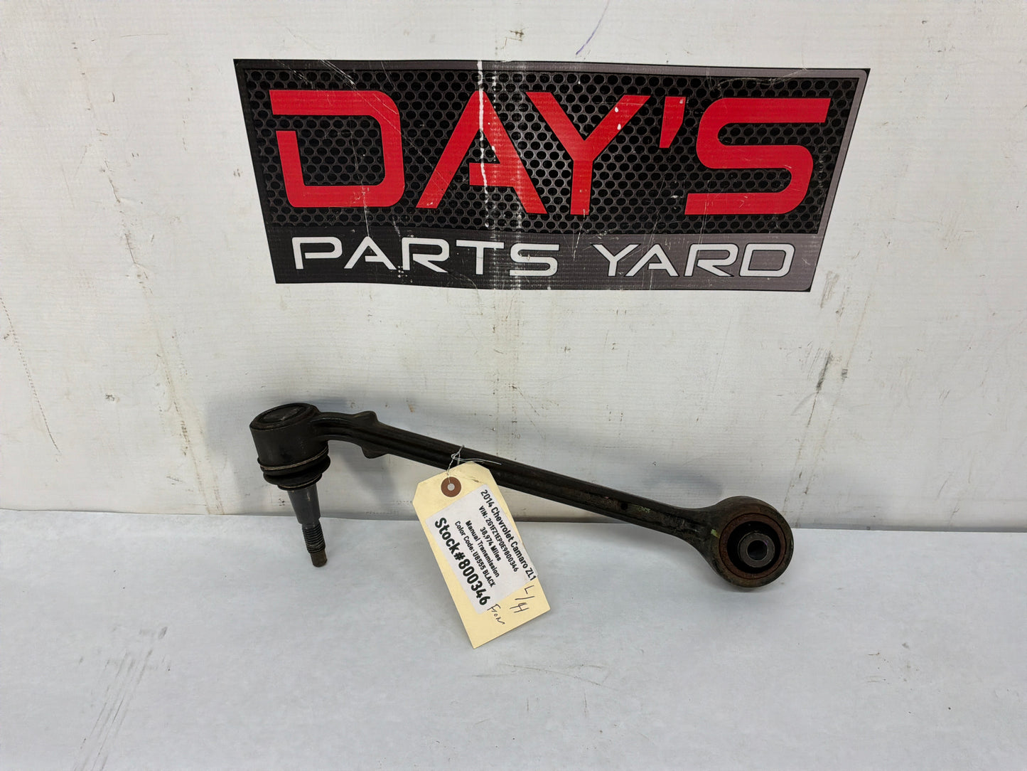 2014 Chevy Camaro ZL1 LH Driver Front Suspension Lower Rearward Control Arm OEM