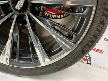 Cadillac CT5-V CT5V CT5 V Blackwing Black Wing Factory OEM Wheels Rims Front Rear