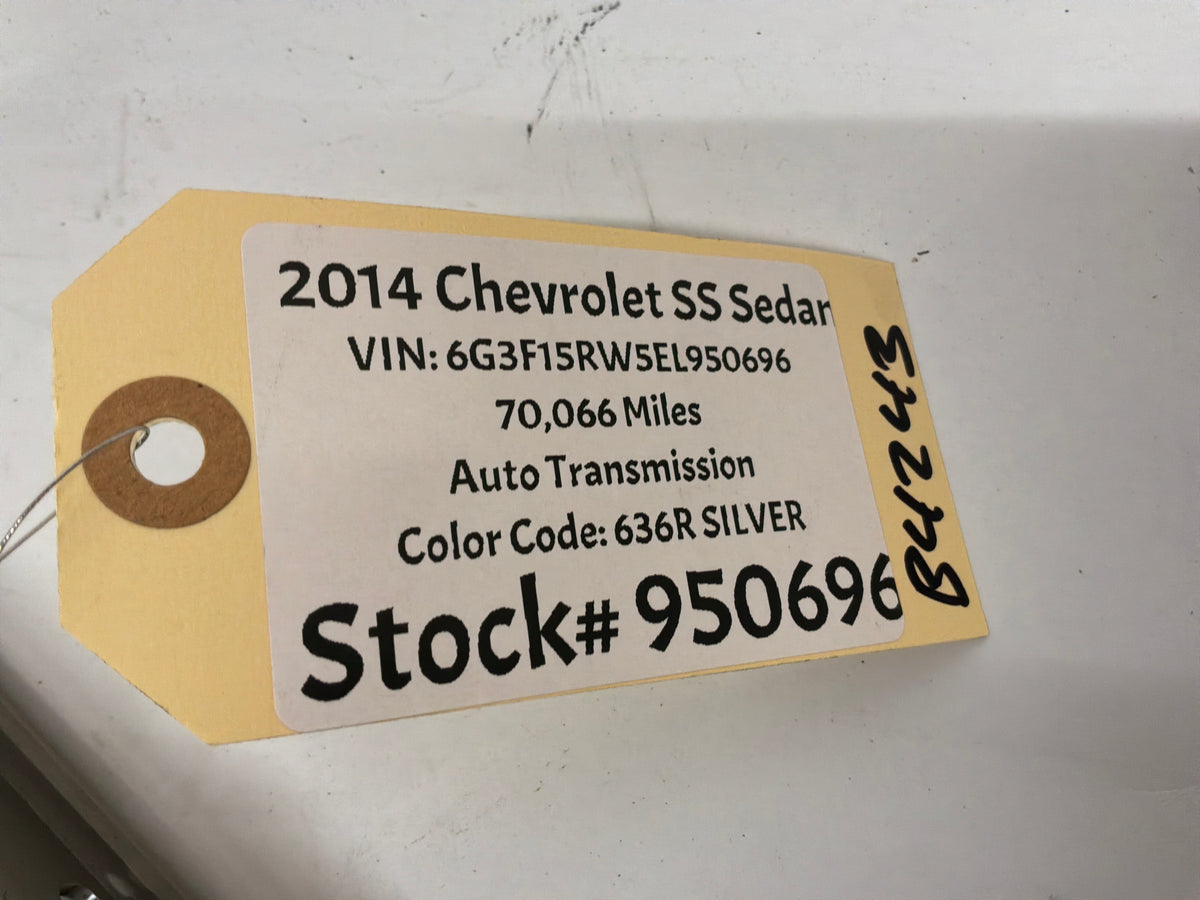 2014 Chevy SS Sedan Overhead Console Dome Light Controls OEM