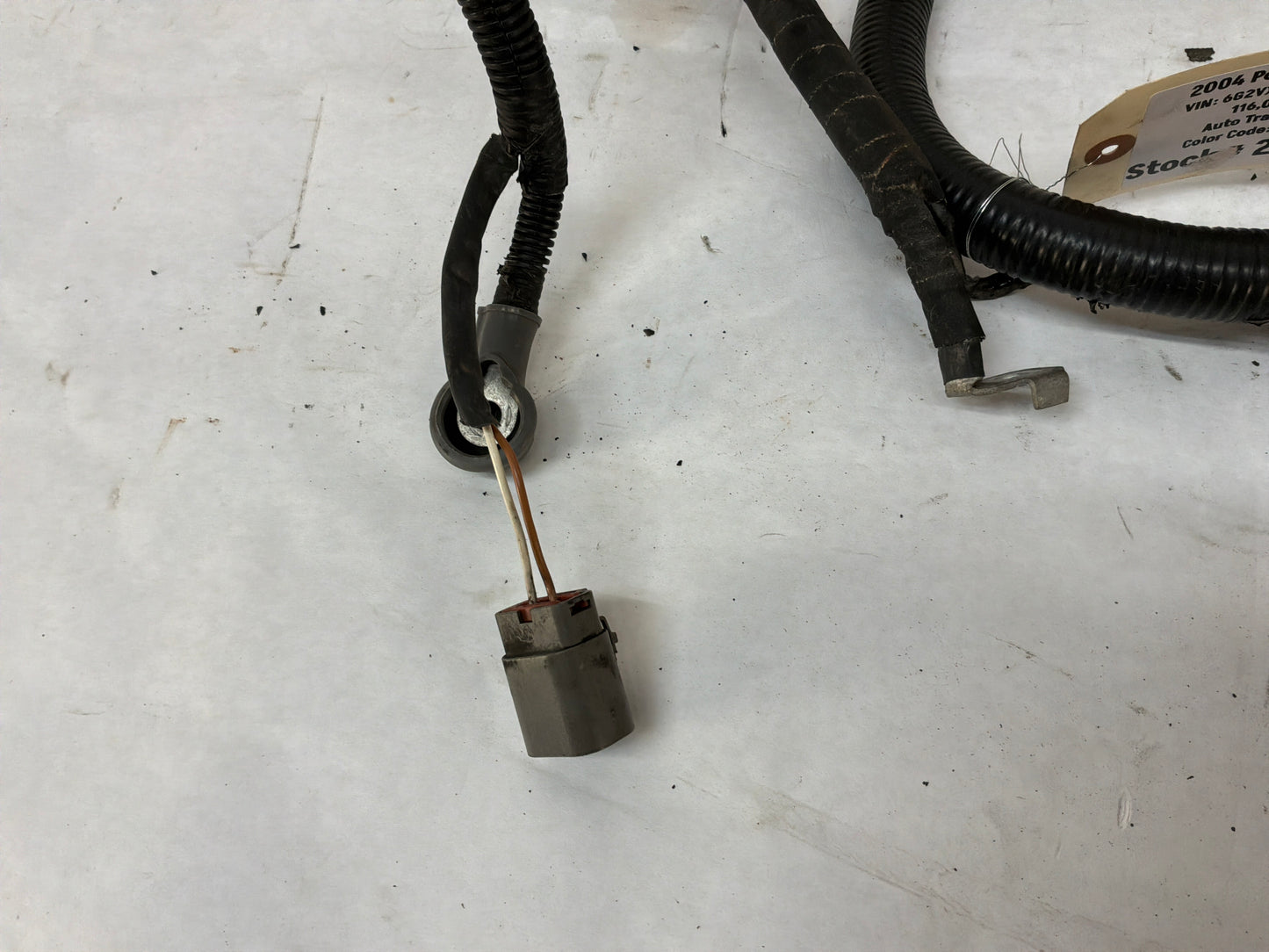 2004 Pontiac GTO Starter Alternator Positive Negative Battery Cable Wire Wiring Harness OEM