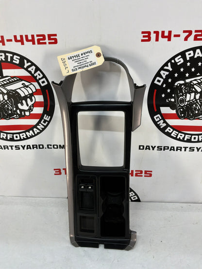 2005 Pontiac GTO Center Console Shifter Bezel Trim Plate Window Switches OEM