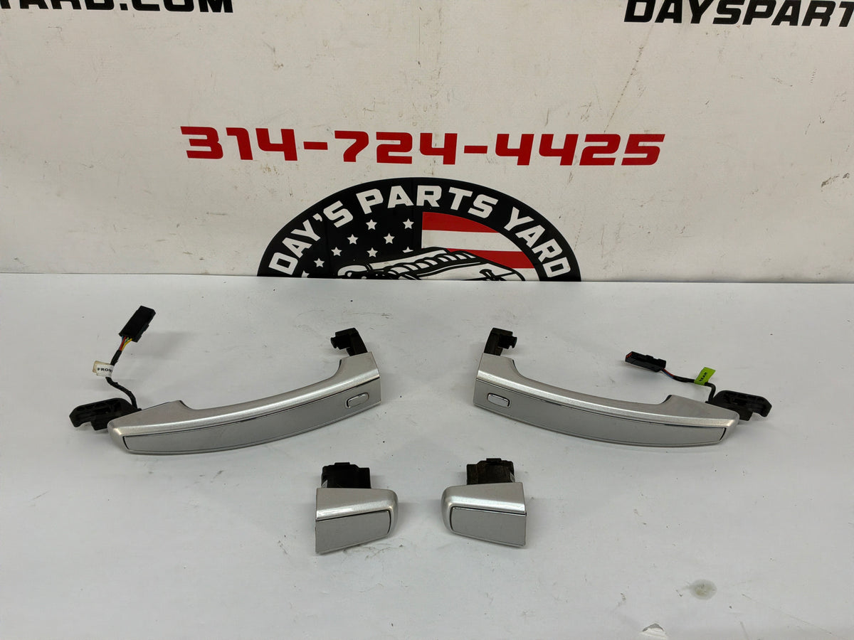 2017 Chevy SS Sedan RH Passenger Front & Rear Exterior Door Handles Silver OEM