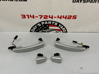 2017 Chevy SS Sedan RH Passenger Front & Rear Exterior Door Handles Silver OEM