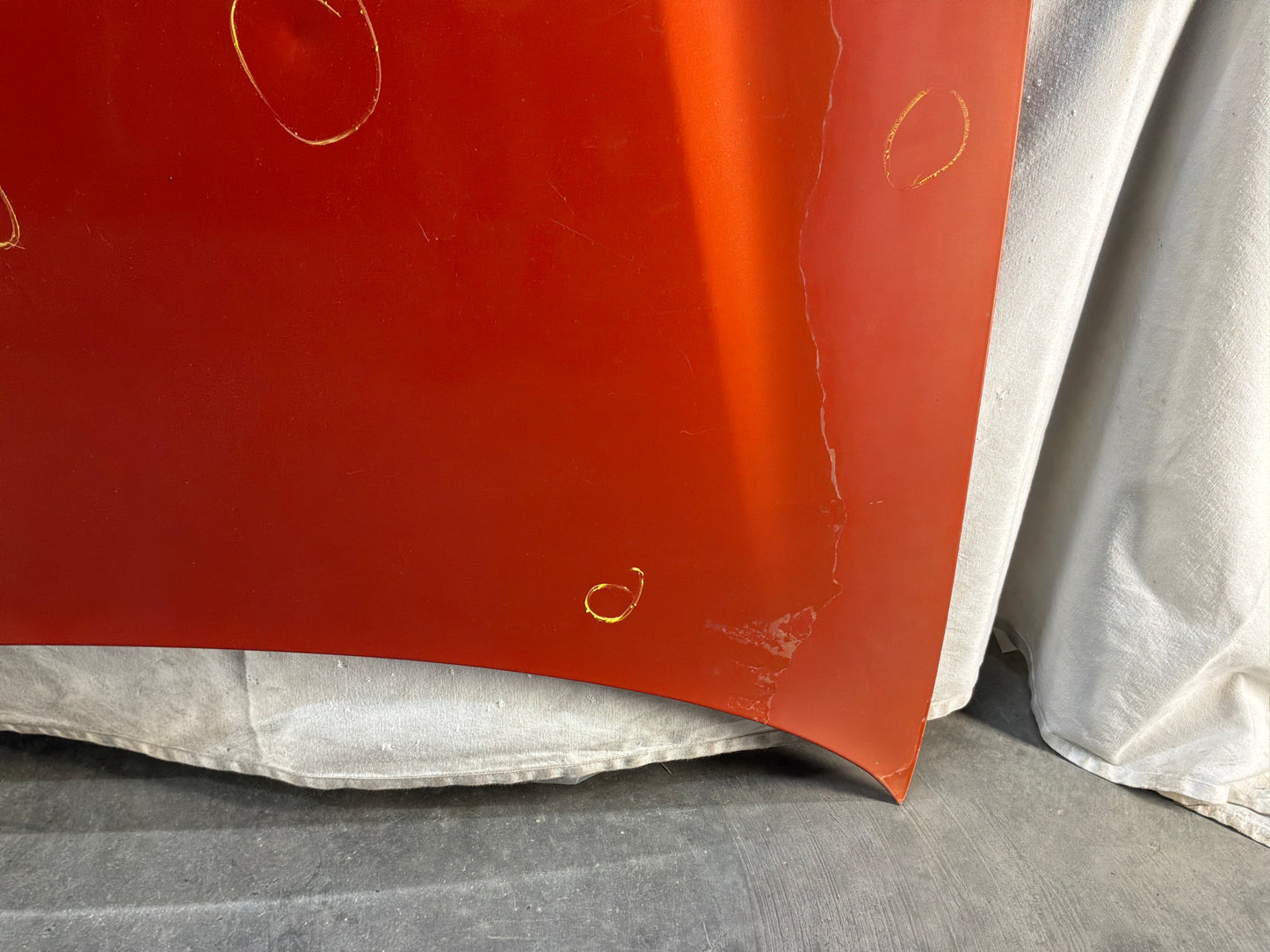 2008 Pontiac G8 Base Hood Assembly OEM Orange