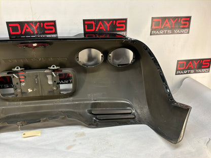 1999 Chevy C5 Corvette Rear Bumper Cover Black OEM