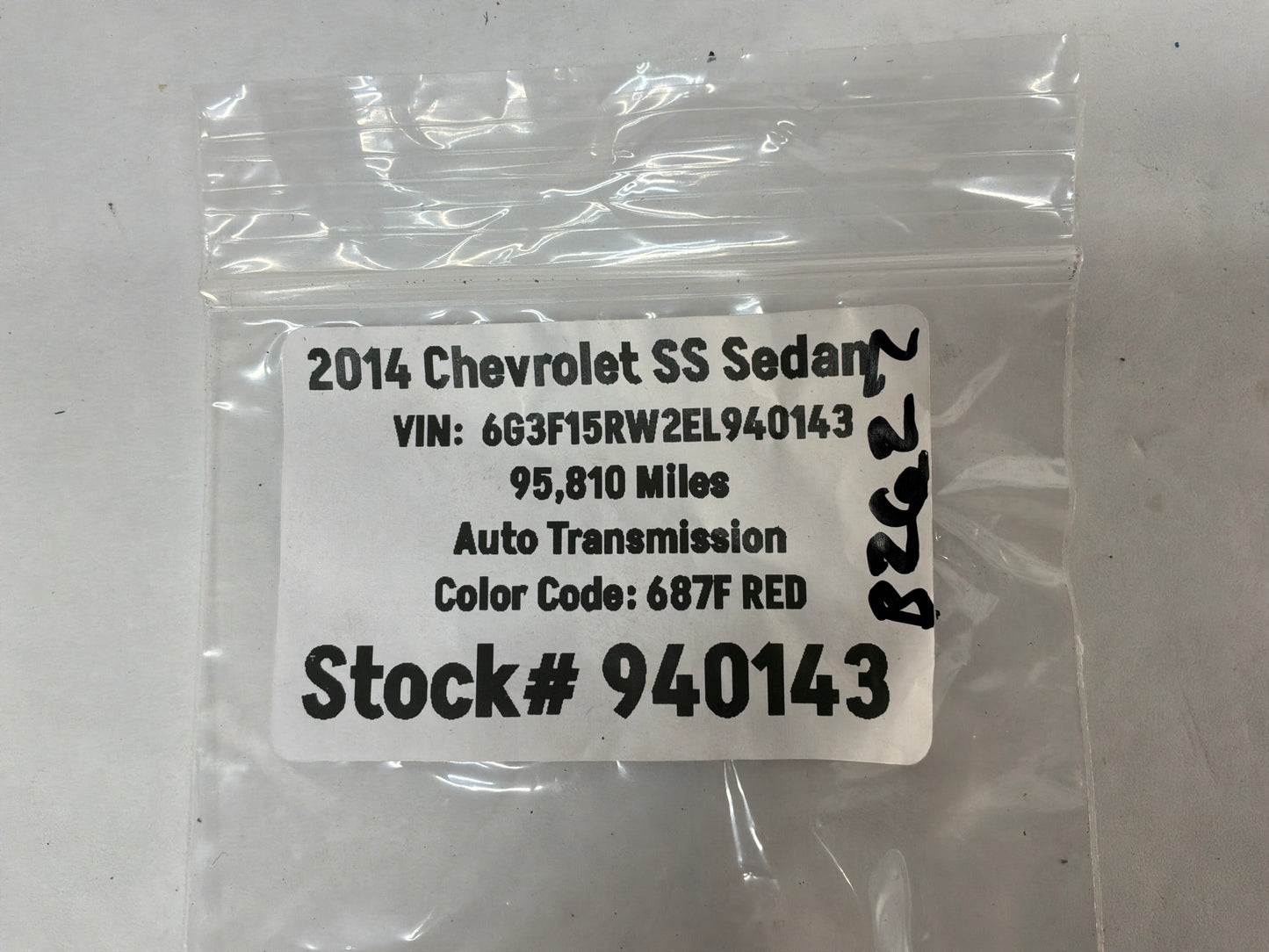 2014 Chevrolet SS Sedan Roof Panel Joint Finish Molding Covers Trims OEM