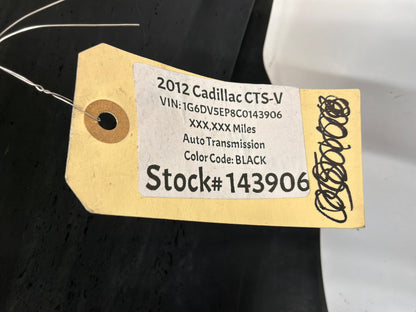 2012 Cadillac CTS-V RH Passenger Rear Fender Wheel House Well Liner OEM