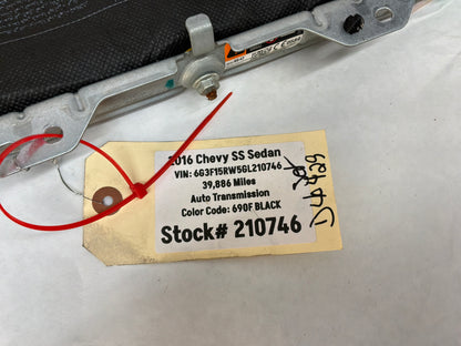 2016 Chevy SS Sedan RH & LH Roof Side Rail Curtain Airbag Air Bag Set OEM