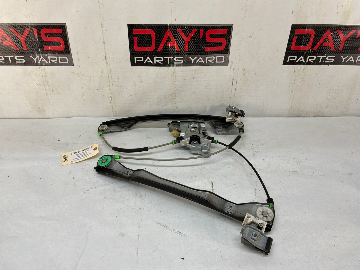 2014 Chevy Caprice PPV LH Driver Front Window Regulator Motor OEM