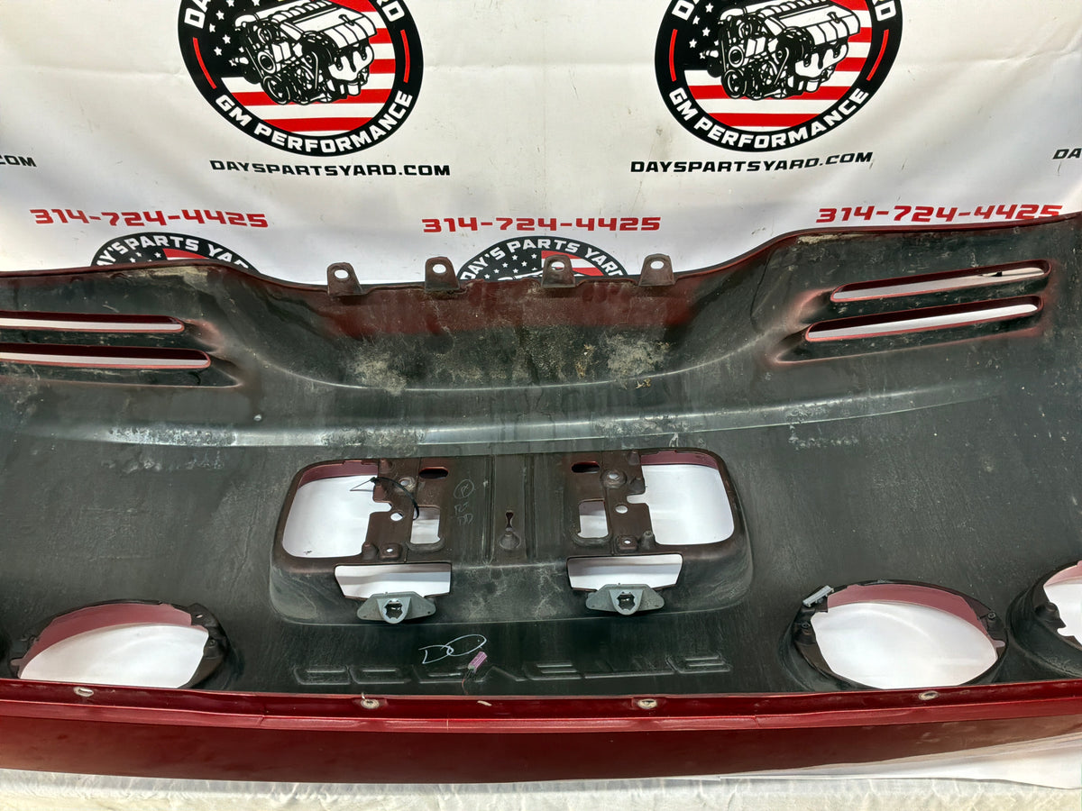2002 Chevy C5 Corvette Rear Bumper Cover Red OEM