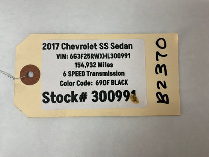 2017 Chevy SS Sedan 3pc Applique Dash Panel Plate Insert Trims OEM