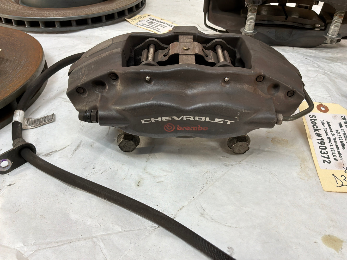 Front and rear brembo calipers and rotors - Day's Parts Yard