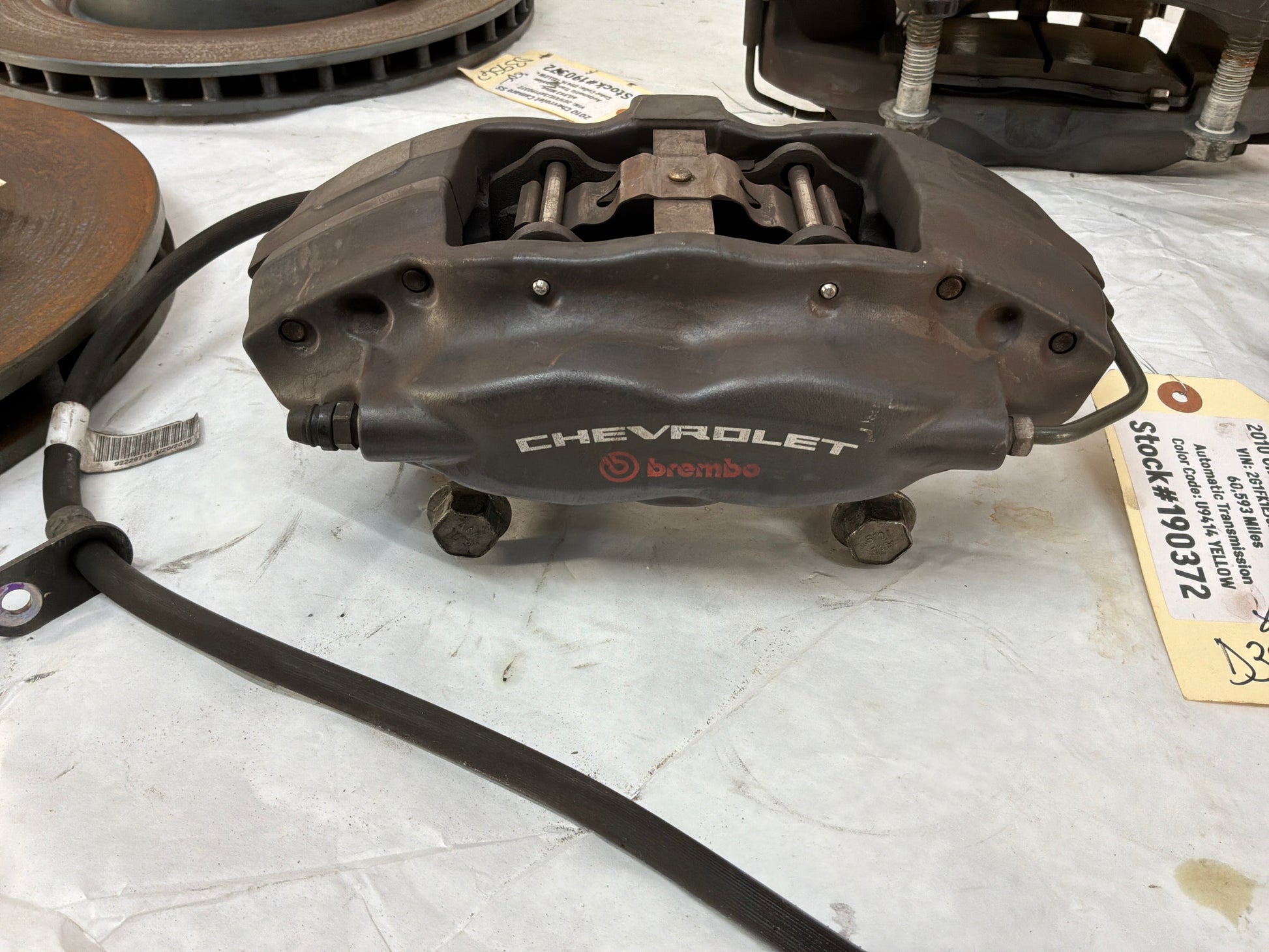 Front and rear brembo calipers and rotors - Day's Parts Yard
