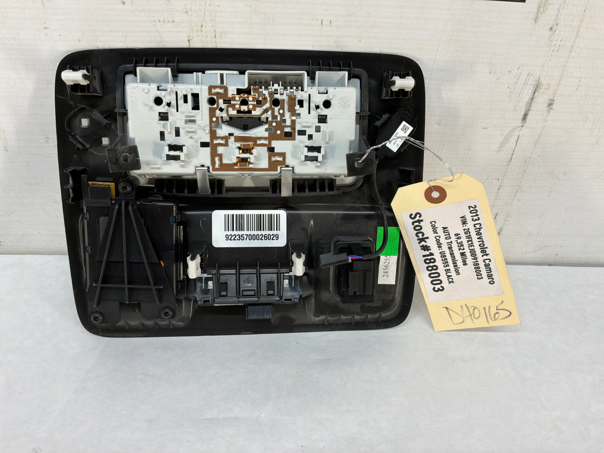 2015 Chevy Camaro SS Overhead Console Dome Map Light OEM
