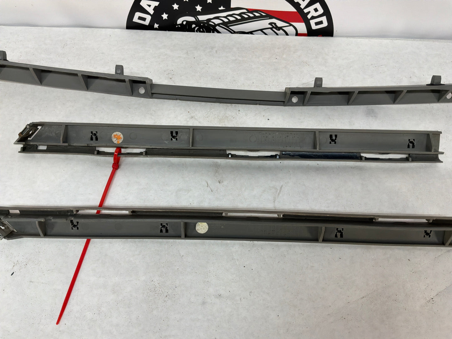 2006 Pontiac GTO Rear Bumper Brackets Guides Set 3 Piece OEM