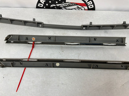 2006 Pontiac GTO Rear Bumper Brackets Guides Set 3 Piece OEM