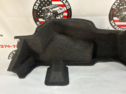 2013 Chevy Camaro ZL1 RH Passenger Interior Quarter Panel Trunk Compartment Felt Carpet Liner OEM