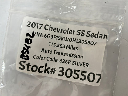 2017 Chevy SS Sedan Front Bumper Parking Assist Alarm Sensors 4 OEM