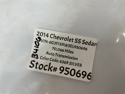 2014 Chevrolet SS Sedan Rearview Mirror Camera Cover Bezel Trim Molding OEM