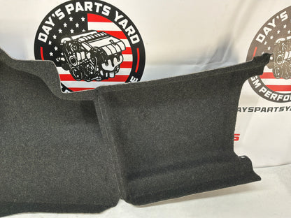 2008 Pontiac G8 GT LH Driver Interior Trunk Quarter Side Carpet Trim Panel Cover OEM