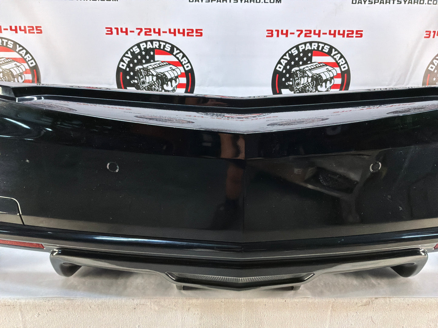 2016 Cadillac CTS-V Complete Rear Bumper Black OEM